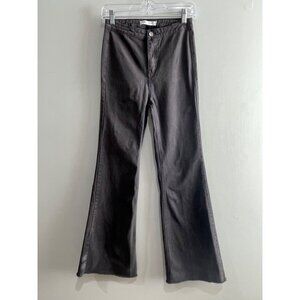 Mustard Seed Flare Leg Pants Womens M/26in Waist Brown   Hight Rise Back Pockets